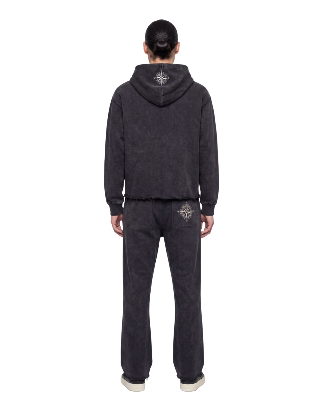 Black Ash Compass Hoodie