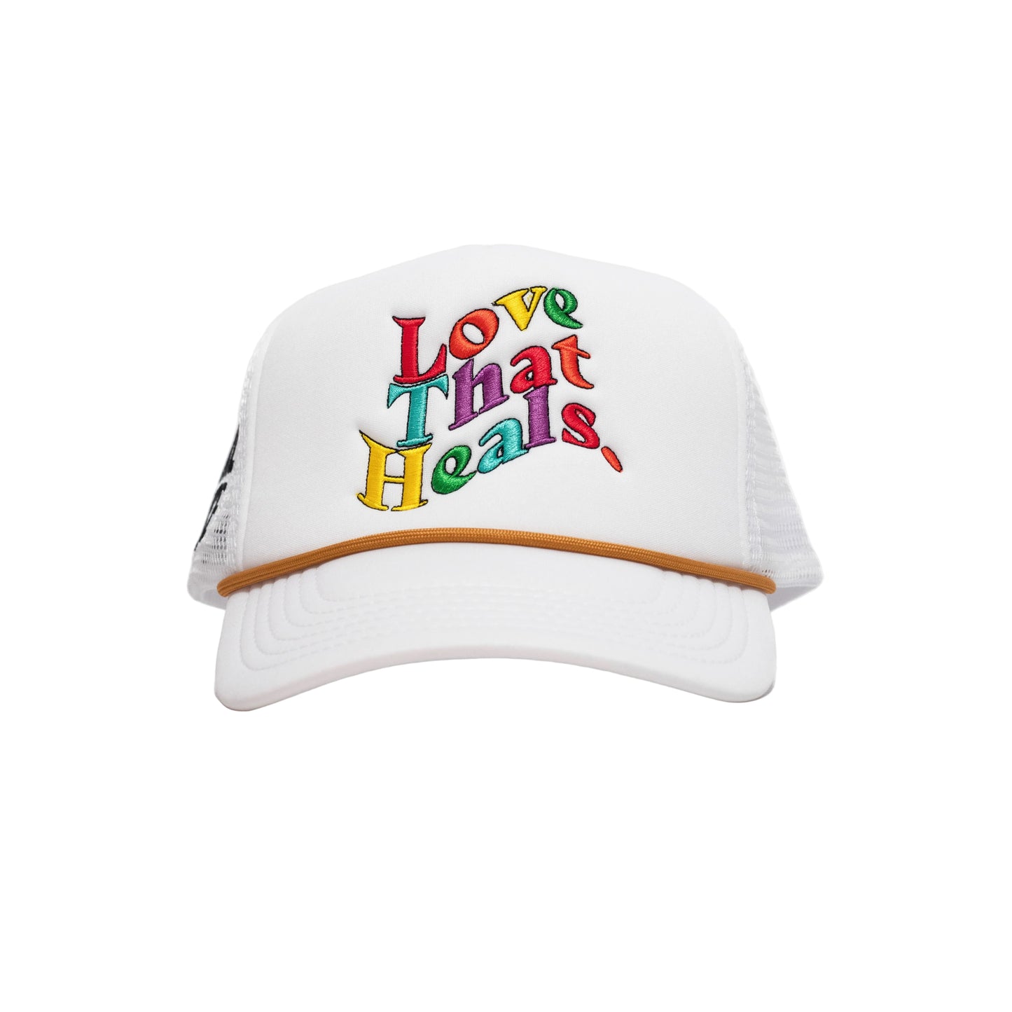 Love That Heals Trucker Hat - White (NEWYEARS 2026 EDITION)