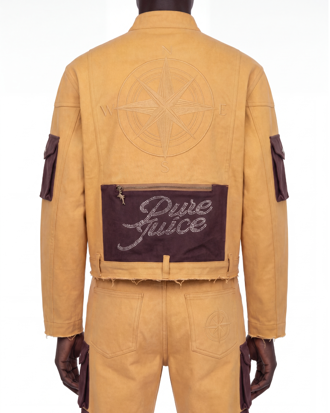 Gold Denim Compass Jacket (Mens) - Made to order