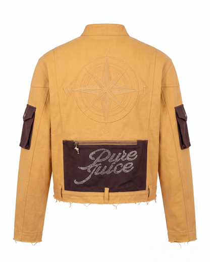 Gold Denim Compass Jacket (Mens) - Made to order