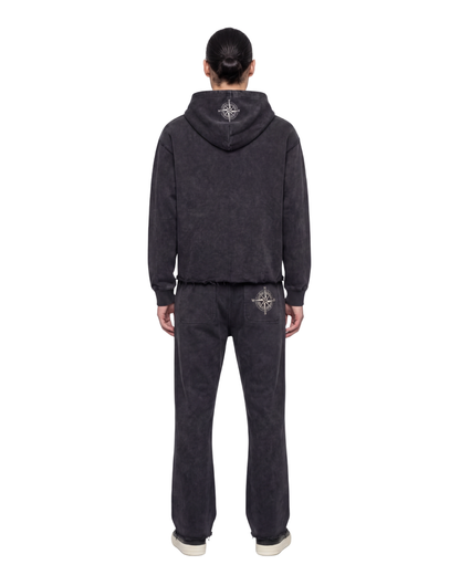Black Ash Compass Hoodie
