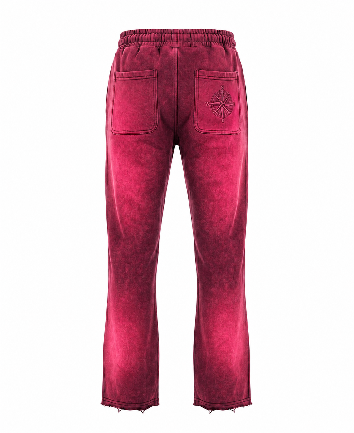 Hot Red Compass Joggers