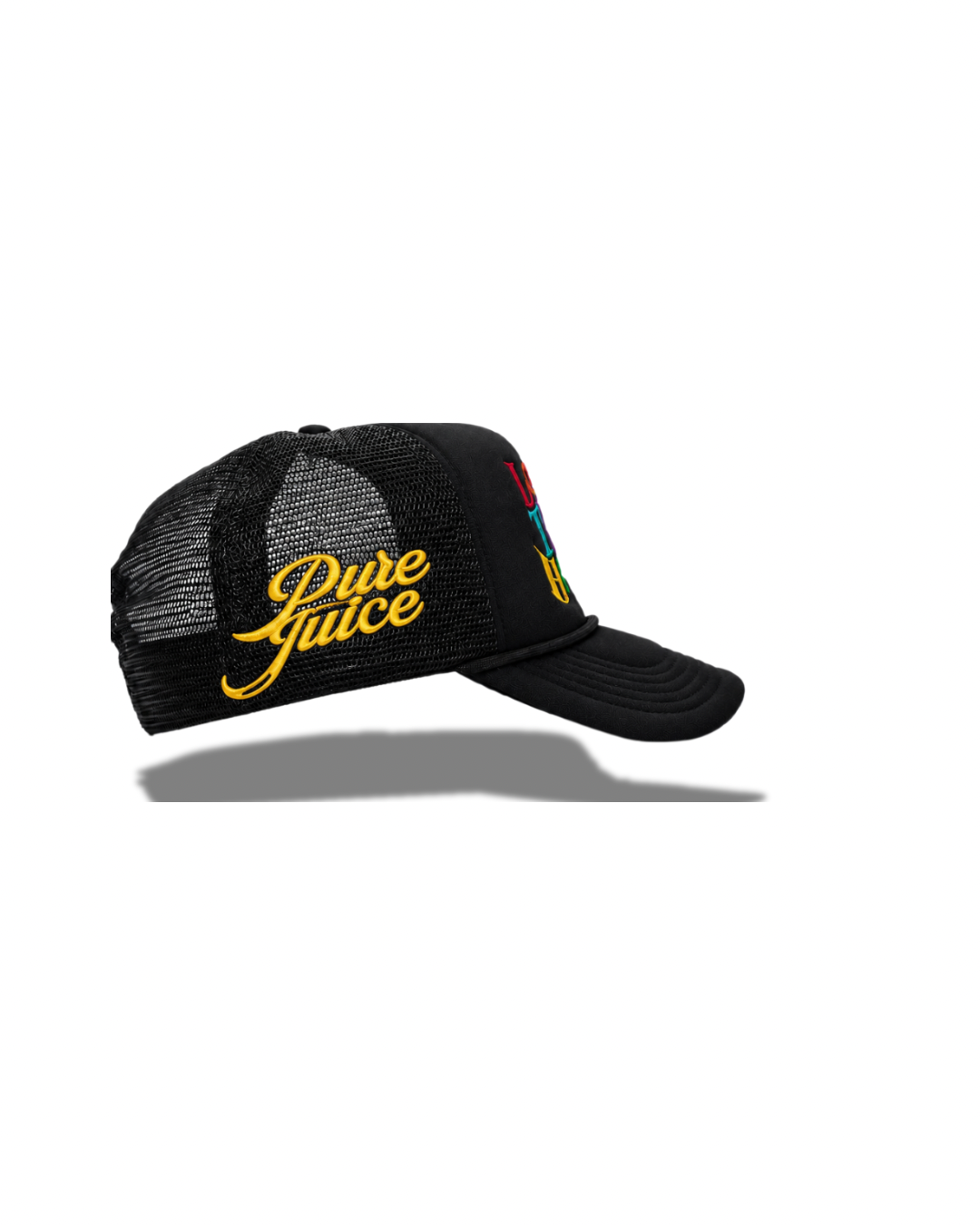 Love That Heals Trucker Hat - Black & Yellow