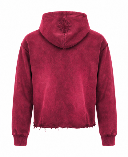 Hot Red Compass Hoodie