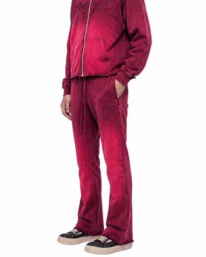 Hot Red Compass Joggers