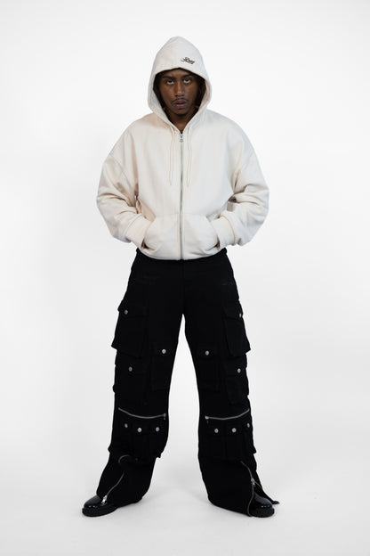 Fashion Killa Pure Compass Denim Jeans - Black