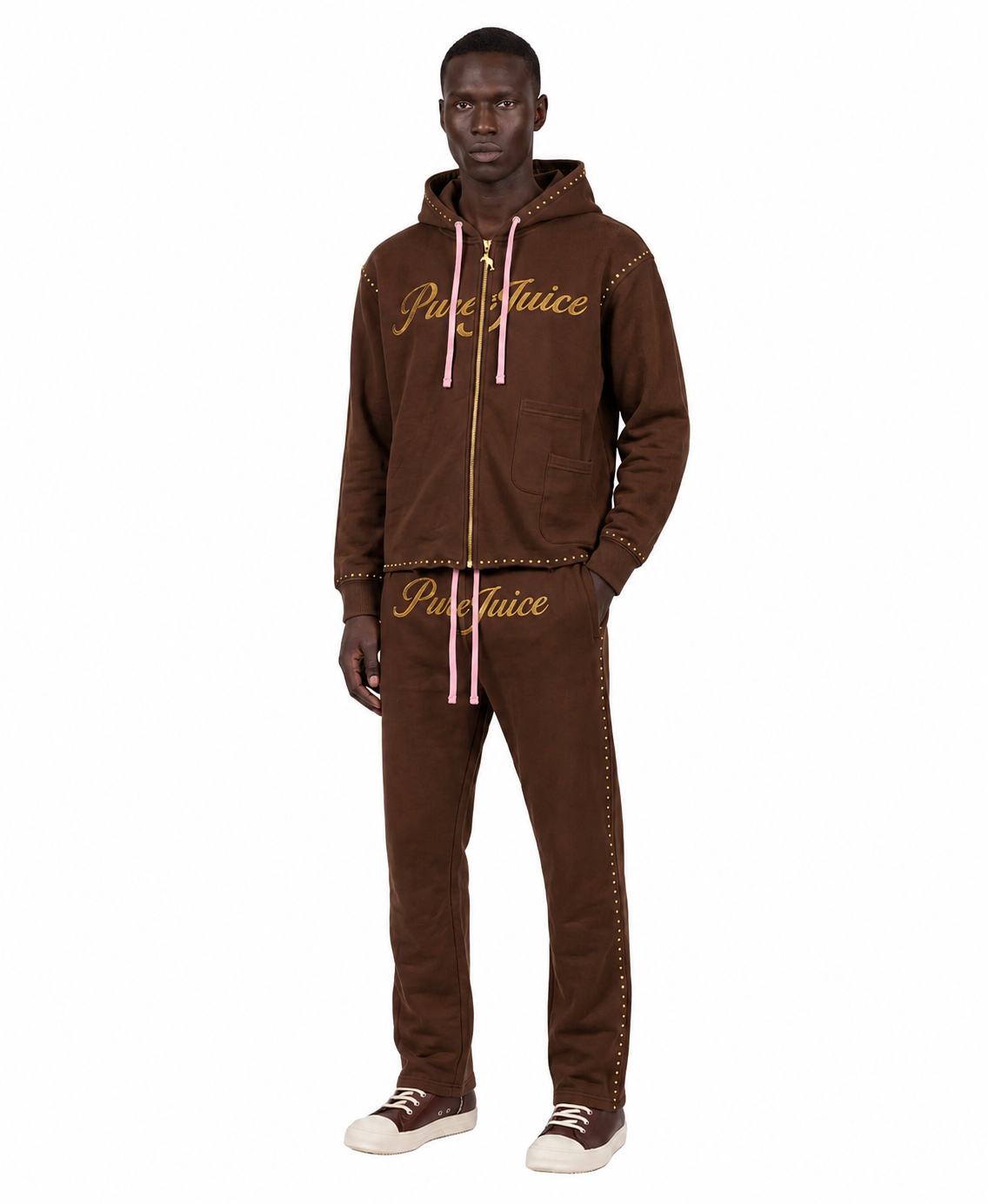 Rich Brown Human Intelligence Tracksuit Hoodie