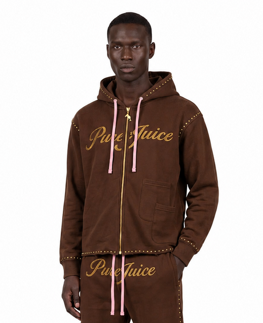 Rich Brown Human Intelligence Tracksuit Hoodie
