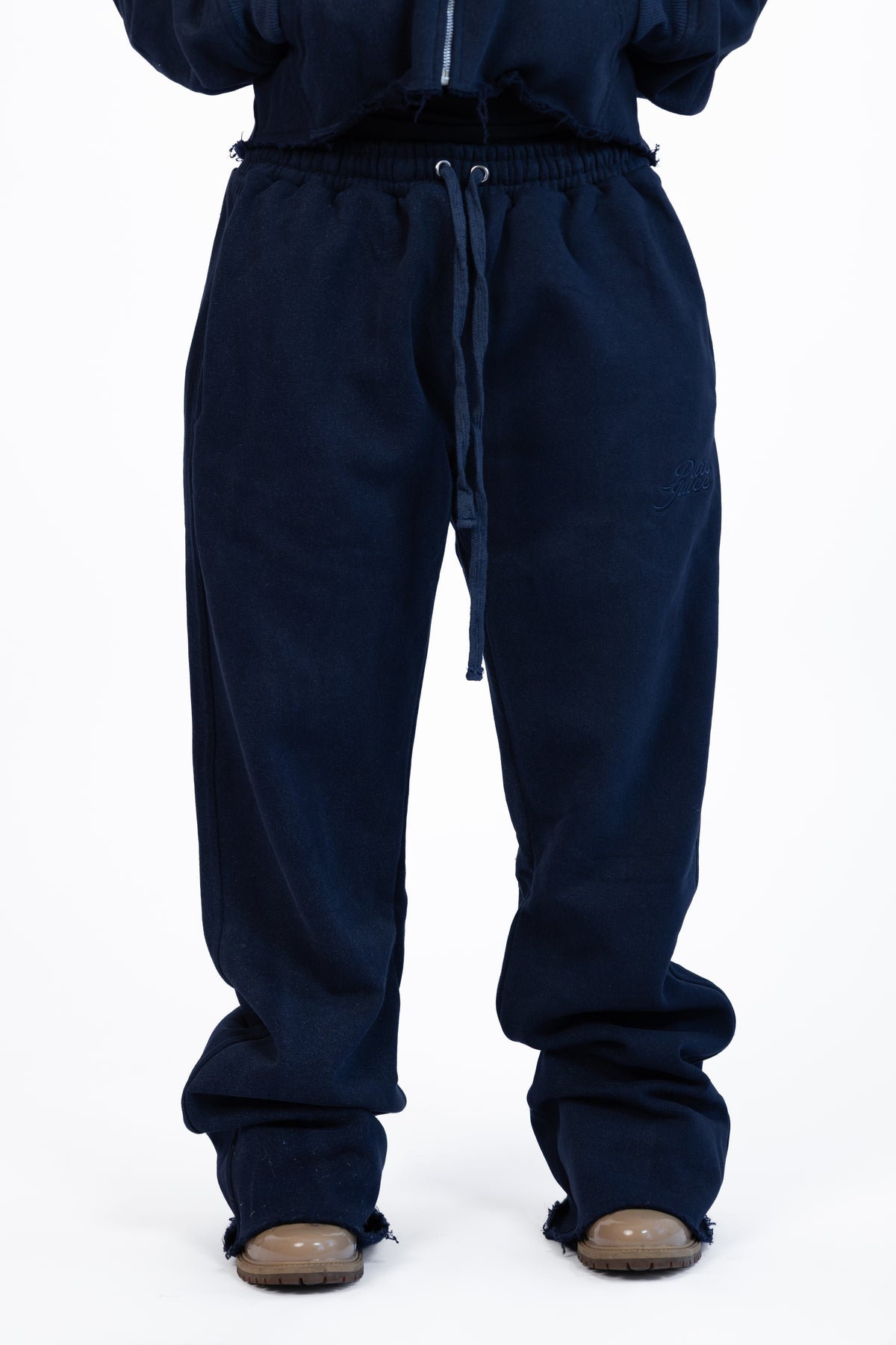 Navy Wash Pure Bottom Joggers