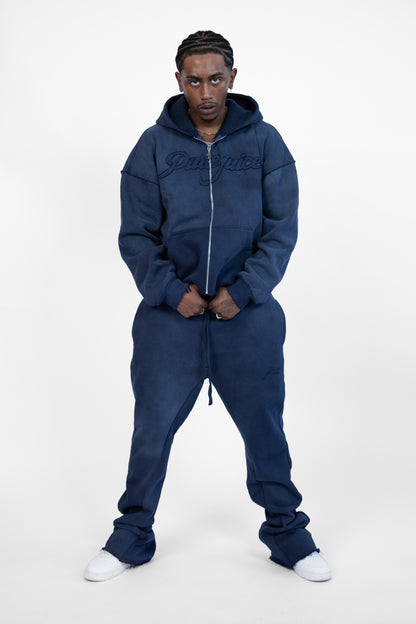 Navy Wash Pure Compass Joggers