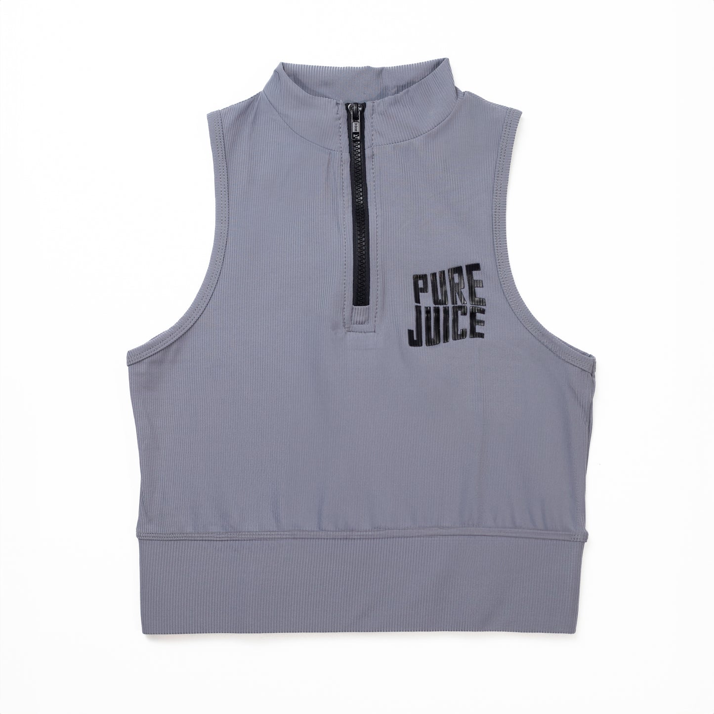 Pure Juice 2 Charming Sleeveless Vest Top - Grey