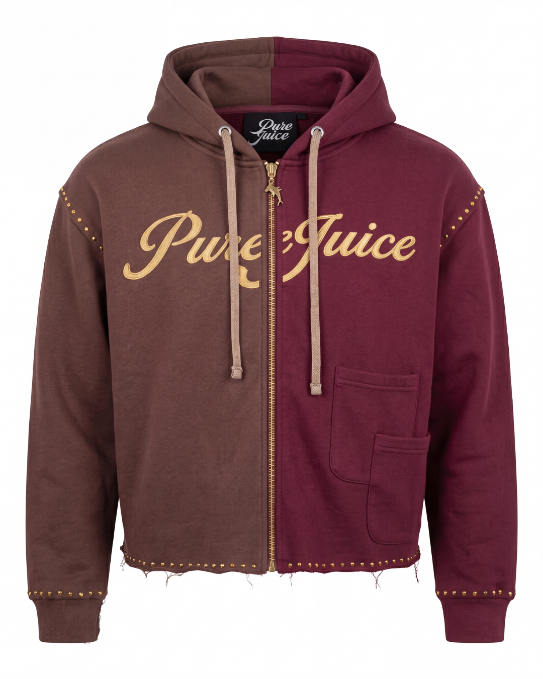Mocha Berry Shake Human Intelligence Tracksuit Hoodie