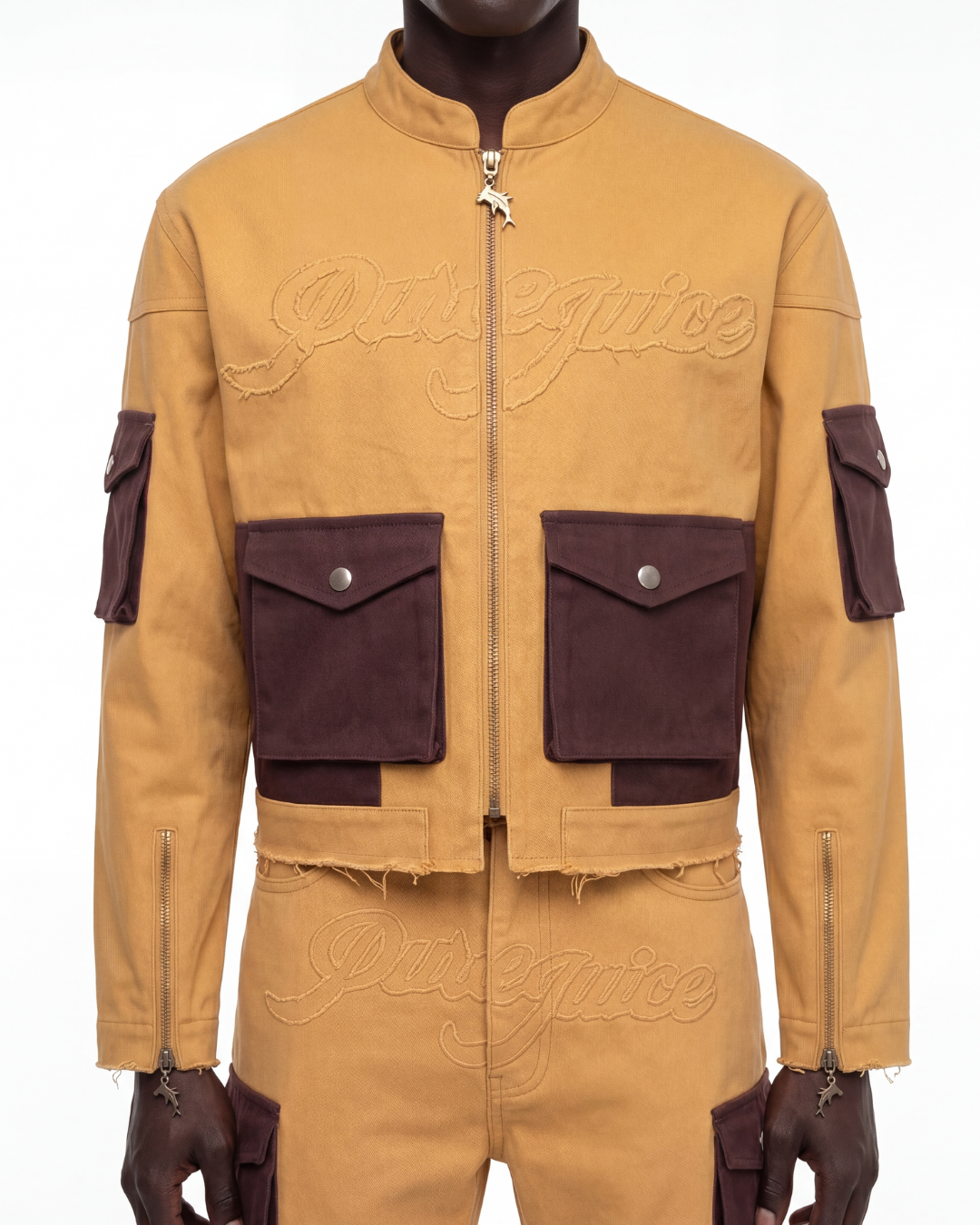 Gold Denim Compass Jacket (Mens) - Made to order