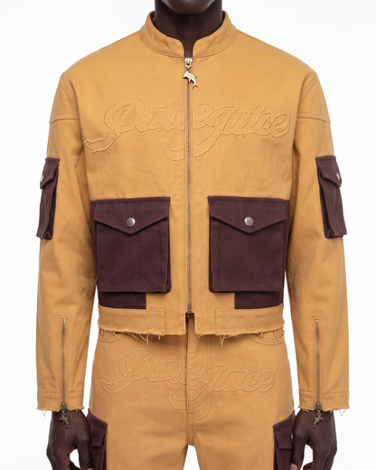 Gold Denim Compass Jacket (Mens) - Made to order