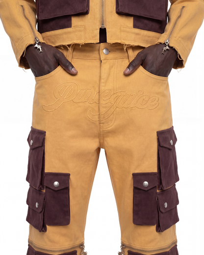 Gold Denim Convertible Compass Bottoms (Mens) - Made to order