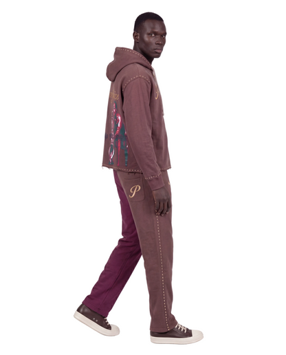 Mocha Berry Shake Human Intelligence Tracksuit Bottoms